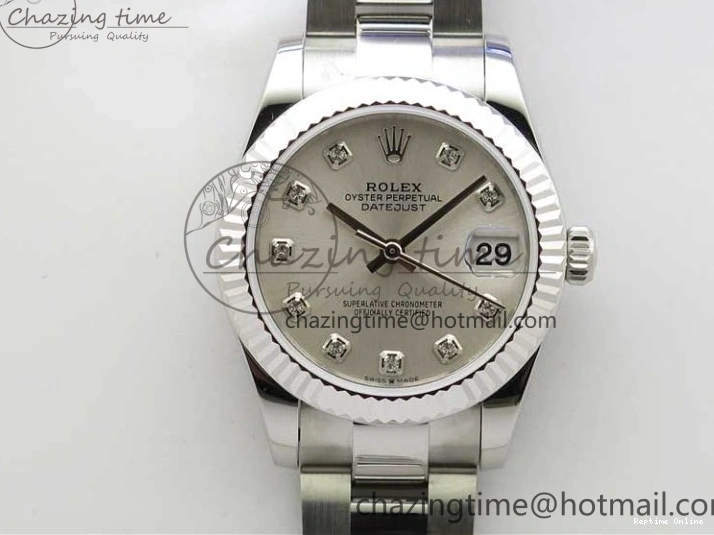 0214 Datejust 31mm 278271 SS BP Maker Best Edition Silver Crystal Dial on Oyster Bracelet Affordable 2745